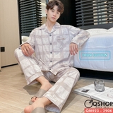 bo-do-pijama-nam-thun-cotton-quan-dai-tay-dai-thoai-mai-qm923