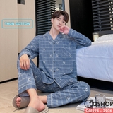 bo-do-pijama-nam-thun-cotton-quan-dai-tay-dai-thoai-mai-qm924