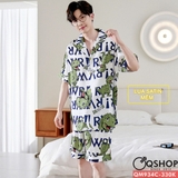 bo-do-ngu-nam-quan-ngan-tay-ngan-lua-satin-mem-hoa-tiet-hoat-hinh-de-thuong-qm93