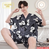 bo-do-ngu-nam-quan-ngan-tay-ngan-lua-satin-mem-hoa-tiet-hoat-hinh-de-thuong-qm93