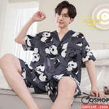 bo-do-ngu-nam-quan-ngan-tay-ngan-lua-satin-mem-hoa-tiet-hoat-hinh-de-thuong-qm93