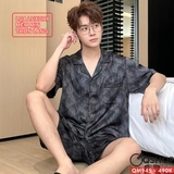 bo-do-ngu-pijama-nam-lua-luxury-mem-min-sang-trong-tay-ngan-quan-ngan-co-tui-qua