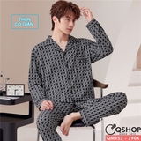 bo-do-ngu-pijama-nam-tay-dai-quan-dai-thun-co-gian-thoai-mai-qm952