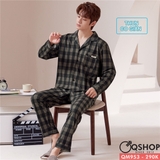 bo-do-ngu-pijama-nam-tay-dai-quan-dai-thun-co-gian-thoai-mai-qm953