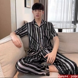qm694-bo-do-pijama-nam-lua-satin-thuong-tay-ngan-quan-dai