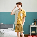 bo-pijama-nam-quan-ngan-thun-cotton-thoang-mat-qm267