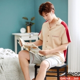 bo-pijama-nam-quan-ngan-thun-cotton-thoang-mat-qm268