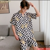 bo-do-pijama-nam-tay-ngan-luxury-qm579