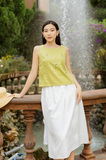 Jenny Le - Áo 2 dây thêu tay hoa rời Midori Top JL195