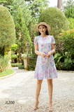 Jenny Le - Đầm suông cổ tròn Viory Dress JL200