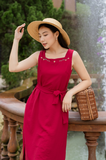 Jenny Le - Đầm 2 dây suông thêu tay Motani  Dress JL202