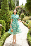 Jenny Le - Đầm cổ xếp ly eo xếp ly Linta Dress JL203