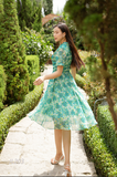 Jenny Le - Đầm cổ xếp ly eo xếp ly Linta Dress JL203