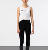 Áo croptop xoắn eo sát nách PT086 (PT Sport)