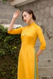 Áo dài lụa thêu tay An Yên (có cổ) JL149 (Jenny Le)