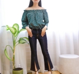 Jenny Le - Quần Jean loe xẻ ống JL111