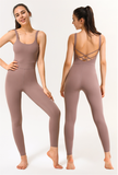 PT Sport - Jumpsuit tập yoga lưng đan PT204