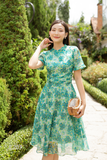 Jenny Le - Đầm cổ xếp ly eo xếp ly Linta Dress JL203