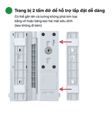 Đèn cảnh báo gắn ở góc TAL40