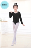Áo tập múa basic dài tay (tím, hồng)