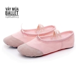 Giày vải múa (trắng, đen, đỏ, hồng)