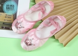Giày vải múa satin vương miện kimsa