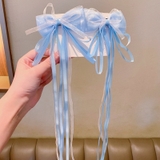 Set 2 kẹp tóc nơ ruy băng dài