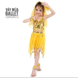 Bộ váy múa bụng bellydance 6 cho tiết