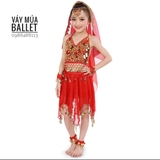 Bộ váy múa bụng bellydance 6 cho tiết