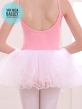 Chân váy múa xòe bồng 4 tầng (tím, xanh, hồng, đen, trắng)
