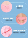 Áo tập múa dây đan đáp ngực