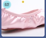 Giày vải múa satin vương miện kimsa
