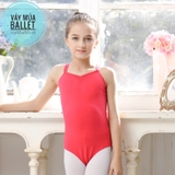 Áo tập múa dây kép đan lưng (tím, xanh, hồng, đen)