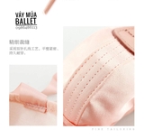 Giày múa ballet mũi cứng kèm lót silicol người lớn, trẻ em