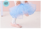 Chân váy múa xòe bồng 4 tầng (tím, xanh, hồng, đen, trắng)