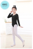 Áo tập múa basic dài tay (tím, hồng)