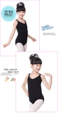 Áo tập múa 2 dây chéo (tím, xanh, hồng, đen)