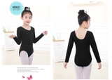 Áo tập múa basic dài tay (tím, hồng)