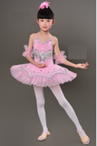 Set váy ballet biểu diễn kèm tất, hoa tay, cài tóc