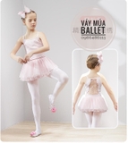 Váy múa 2 dây phối ren lưng (nhiều màu)