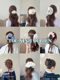 🎀 Cột Tóc Xinh Xắn Với Scrunchies – Phụ Kiện Nhỏ Nhưng Làm Đẹp Cực Đỉnh