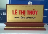 Biển chức danh kim loại 1