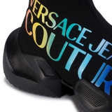Versace Jeans Couture high-top sneaker 'Black Rainbow'