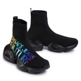 Versace Jeans Couture high-top sneaker 'Black Rainbow'