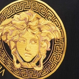 Versace T-Shirt Black Basic Medusa Logo 'Gold'