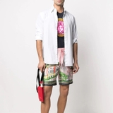 Versace T-Shirt Black Medusa Logo 'Pink'