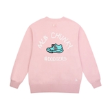 MLB Sweater Chunky LA Pink