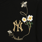 MLB Áo NY Floral Bee Black