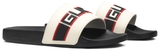 Gucci Stripe Rubber Slide 'Ecru'