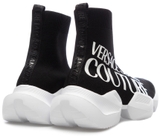 Versace Jeans Couture high-top sneaker 'Black White'